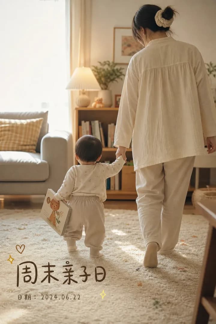 亲子日常日记封面