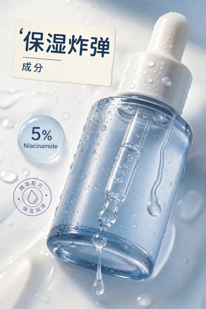 护肤瓶罐特写封面